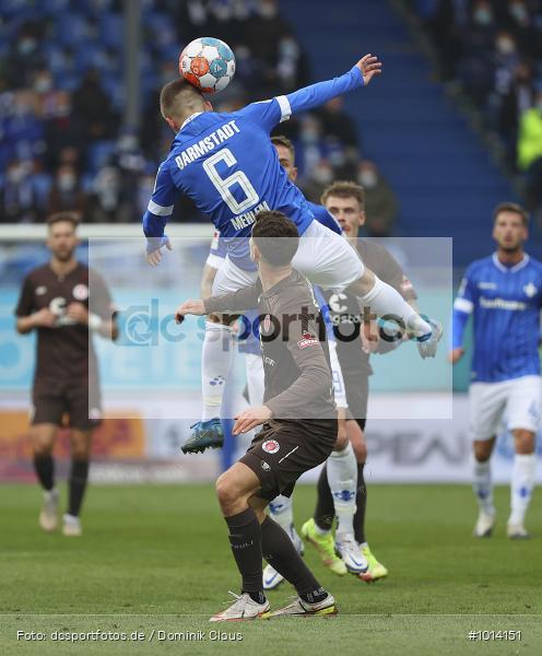 FC St. Pauli, SV Darmstadt 98, 2. Bundesliga, 2. Liga, Voetball, Sport, Le Football, Germany, Futbol, Fotball, Fussball, Deutschland, DFL, DFB, Calcio, 2021/22, Saison 2021/2022 - Bild-ID: 1014151