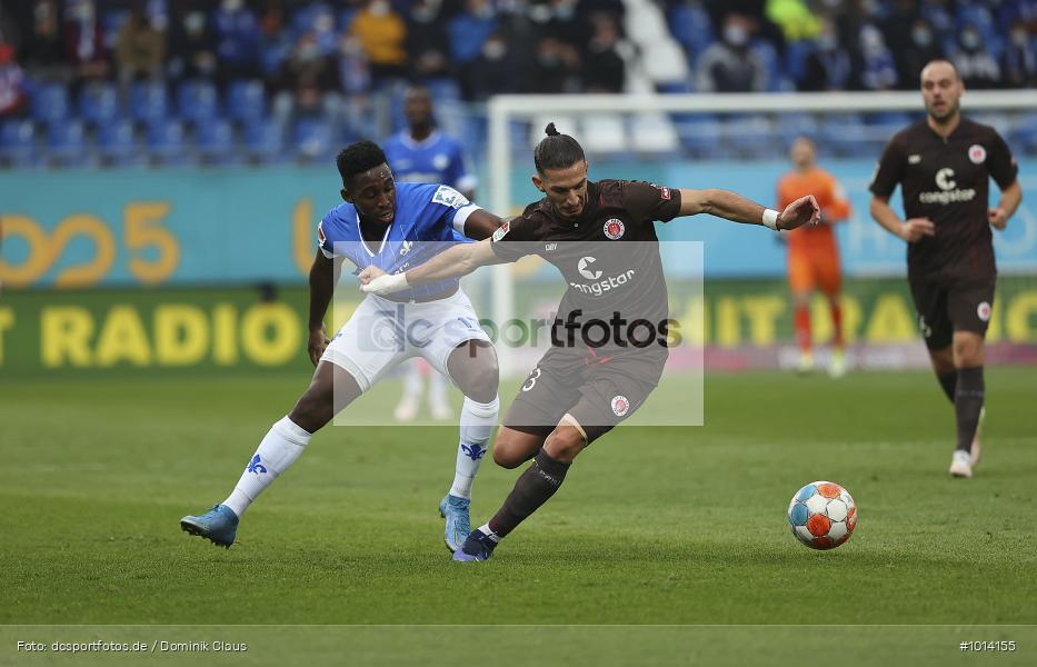 FC St. Pauli, SV Darmstadt 98, 2. Bundesliga, 2. Liga, Voetball, Sport, Le Football, Germany, Futbol, Fotball, Fussball, Deutschland, DFL, DFB, Calcio, 2021/22, Saison 2021/2022 - Bild-ID: 1014155
