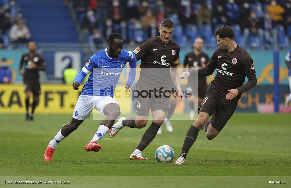 FC St. Pauli, SV Darmstadt 98, 2. Bundesliga, 2. Liga, Voetball, Sport, Le Football, Germany, Futbol, Fotball, Fussball, Deutschland, DFL, DFB, Calcio, 2021/22, Saison 2021/2022 - Bild-ID: 1014158
