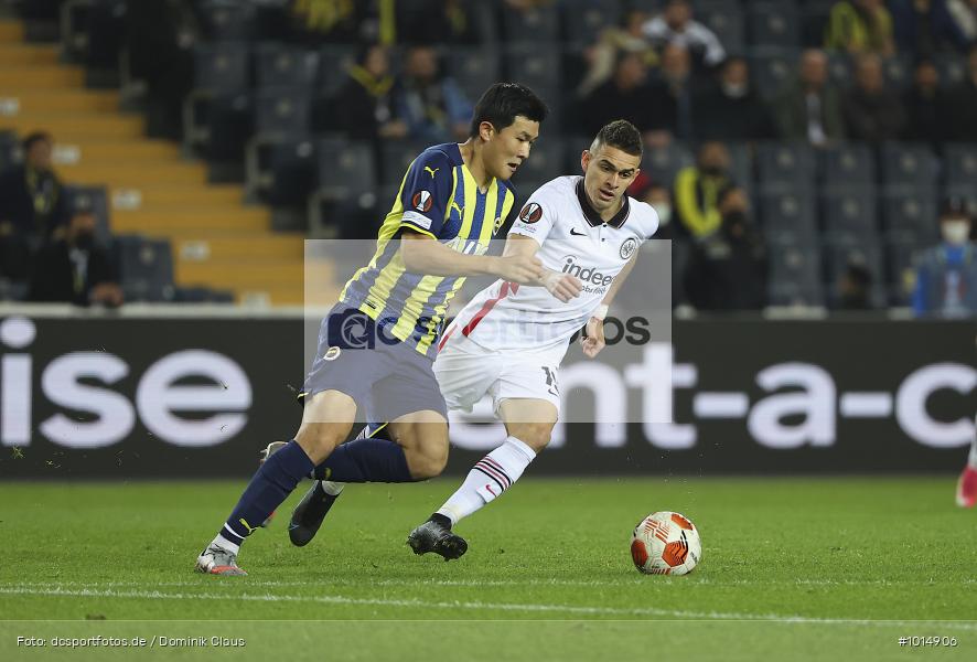 Eintracht Frankfurt, Fenerbahce SK Istanbul, Fenerbahce SK, Europa League, UEFA, Voetball, Sport, Le Football, Germany, Futbol, Fotball, Fussball, Deutschland, DFL, DFB, Calcio, 2021/22, Saison 2021/2021 - Bild-ID: 1014906