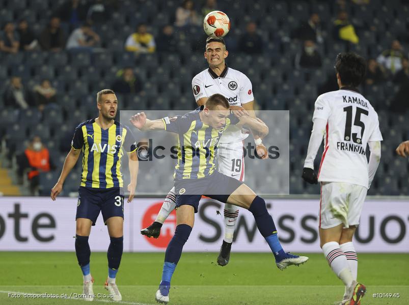 Eintracht Frankfurt, Fenerbahce SK Istanbul, Fenerbahce SK, Europa League, UEFA, Voetball, Sport, Le Football, Germany, Futbol, Fotball, Fussball, Deutschland, DFL, DFB, Calcio, 2021/22, Saison 2021/2021 - Bild-ID: 1014945