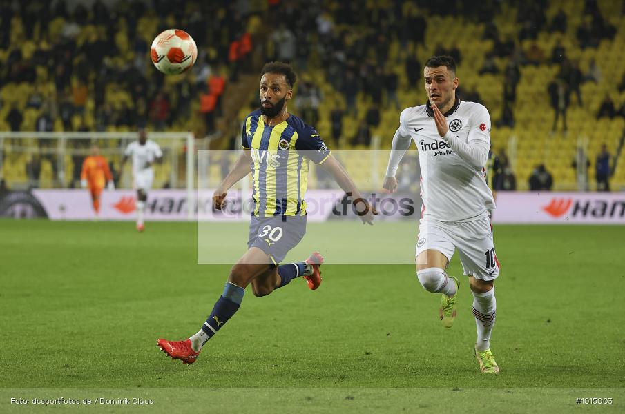 Eintracht Frankfurt, Fenerbahce SK Istanbul, Fenerbahce SK, Europa League, UEFA, Voetball, Sport, Le Football, Germany, Futbol, Fotball, Fussball, Deutschland, DFL, DFB, Calcio, 2021/22, Saison 2021/2021 - Bild-ID: 1015003