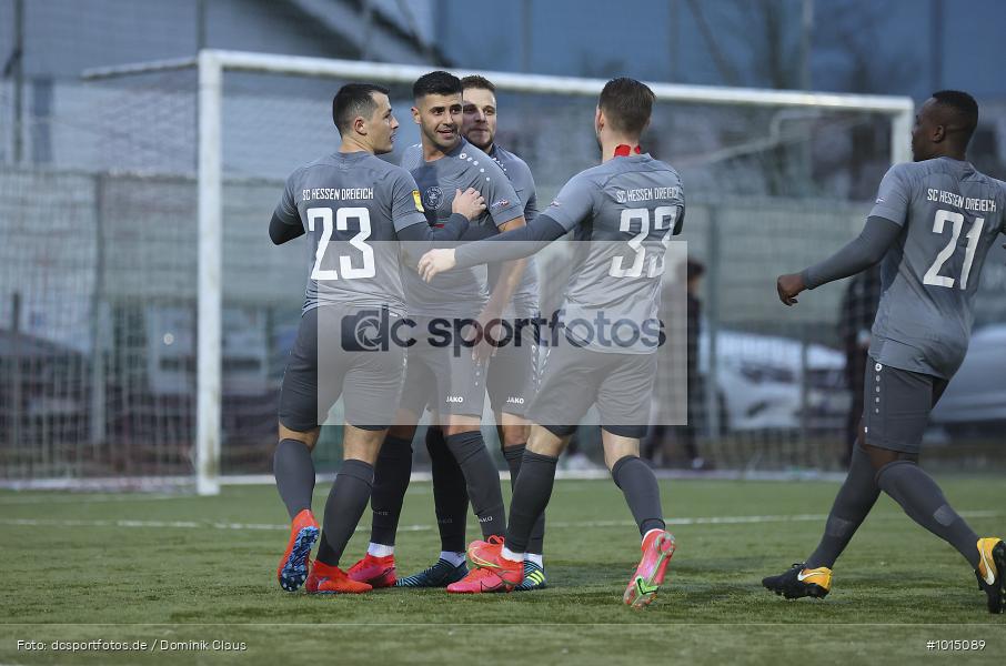 Rot-Weiß Walldorf, SC Hessen Dreieich, Hessenliga, Voetball, Sport, Le Football, Germany, Futbol, Fotball, Fussball, Deutschland, DFL, DFB, Calcio, 2021/22, Saison 2021/2022 - Bild-ID: 1015089