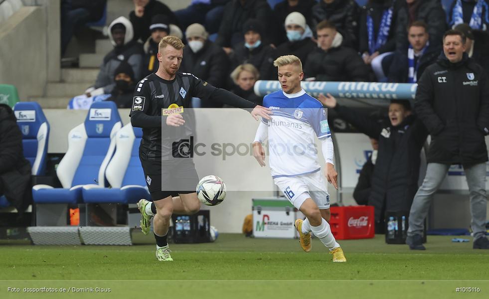 SV Waldhof Mannheim, 1. FC Magdeburg, Liga, 3. Liga, Voetball, Sport, Le Football, Germany, Futbol, Fotball, Fussball, Deutschland, DFL, DFB, Calcio, 2021/22, Saison 2021/2021 - Bild-ID: 1015116