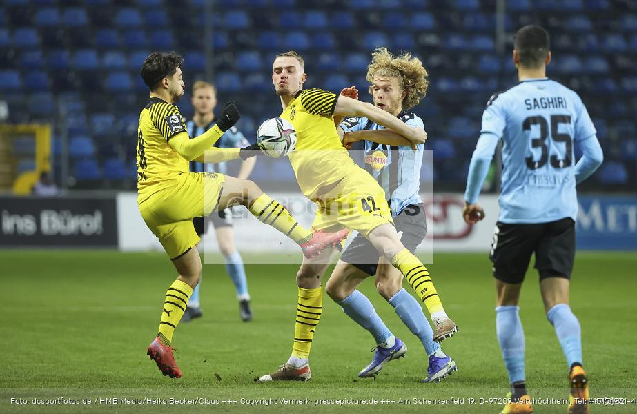 Borussia Dortmund, SV Waldhof Mannheim, 3. Liga, Voetball, Sport, Le Football, Germany, Futbol, Fotball, Fussball, Deutschland, DFL, DFB, Calcio, 2021/22, Saison 2021/2021 - Bild-ID: 1015482