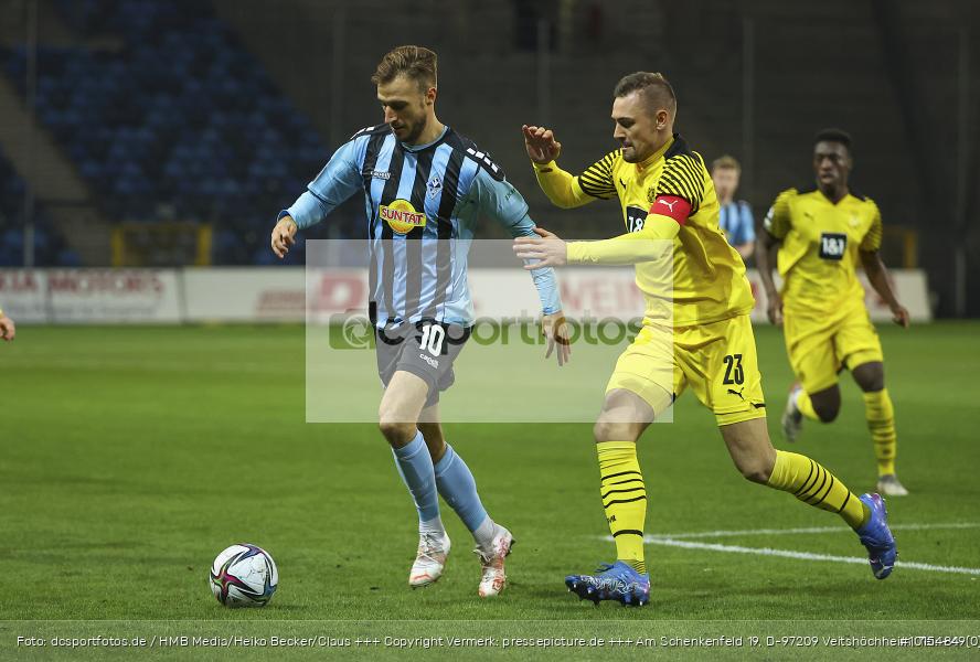 Borussia Dortmund, SV Waldhof Mannheim, 3. Liga, Voetball, Sport, Le Football, Germany, Futbol, Fotball, Fussball, Deutschland, DFL, DFB, Calcio, 2021/22, Saison 2021/2021 - Bild-ID: 1015484