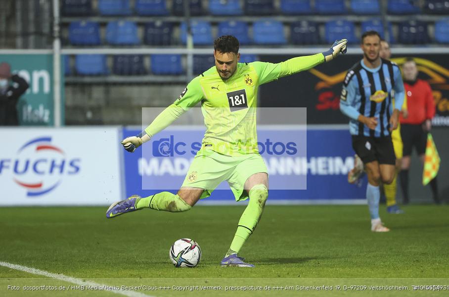 Borussia Dortmund, SV Waldhof Mannheim, 3. Liga, Voetball, Sport, Le Football, Germany, Futbol, Fotball, Fussball, Deutschland, DFL, DFB, Calcio, 2021/22, Saison 2021/2021 - Bild-ID: 1015554