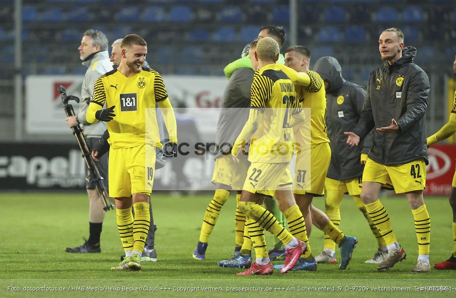 Borussia Dortmund, SV Waldhof Mannheim, 3. Liga, Voetball, Sport, Le Football, Germany, Futbol, Fotball, Fussball, Deutschland, DFL, DFB, Calcio, 2021/22, Saison 2021/2021 - Bild-ID: 1015584