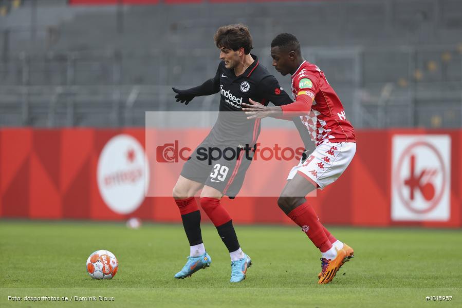 Eintracht Frankfurt, FSV Mainz 05, Voetball, Sport, Le Football, Germany, Futbol, Fotball, Fussball, Deutschland, DFL, DFB, Calcio, 2021/22, Saison 2021/2021 - Bild-ID: 1015957 Eintracht Frankfurt, FSV Mainz 05, Voetball, Sport, Le Football, Germany, Futbol, Fotball, Fussball, Deutschland, DFL, DFB, Calcio, 2021/22, Saison 2021/2021 - Bild-ID: 1015957
