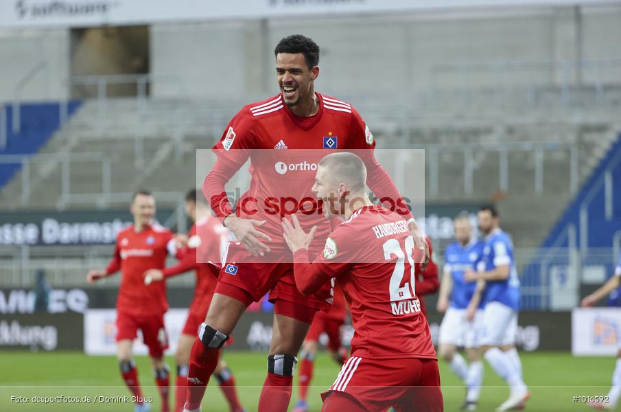 Hamburger SV, SV Darmstadt 98, 2. Bundesliga, 2. Liga, Voetball, Sport, Le Football, Germany, Futbol, Fotball, Fussball, Deutschland, DFL, DFB, Calcio, 2021/22, Saison 2021/2022 - Bild-ID: 1016592