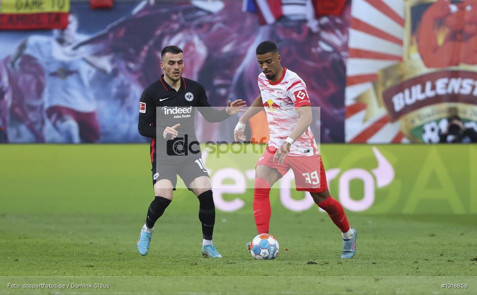 Eintracht Frankfurt, RB Leipzig, 1. Bundesliga, Bundesliga, Voetball, Sport, Le Football, Germany, Futbol, Fotball, Fussball, Deutschland, DFL, DFB, Calcio, 2021/22, Saison 2021/2021 - Bild-ID: 1018858