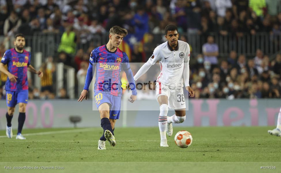 Eintracht Frankfurt, Barca, FC Barcelona, Europa League, UEFA, Voetball, Sport, Le Football, Germany, Futbol, Fotball, Fussball, Deutschland, DFL, DFB, Calcio, 2021/22, Saison 2021/2021 - Bild-ID: 1019338