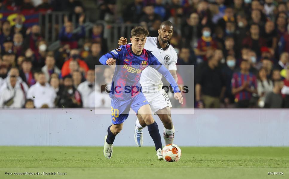 Eintracht Frankfurt, Barca, FC Barcelona, Europa League, UEFA, Voetball, Sport, Le Football, Germany, Futbol, Fotball, Fussball, Deutschland, DFL, DFB, Calcio, 2021/22, Saison 2021/2021 - Bild-ID: 1019339