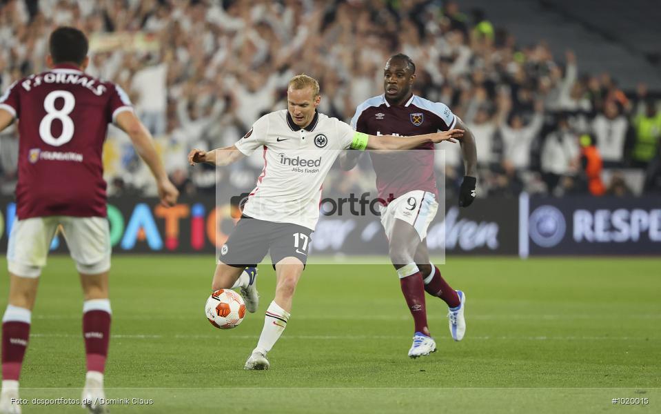 Eintracht Frankfurt, West Ham United, Europa League, UEFA, Voetball, Sport, Le Football, Germany, Futbol, Fotball, Fussball, Deutschland, DFL, DFB, Calcio, 2021/22, Saison 2021/2021 - Bild-ID: 1020015
