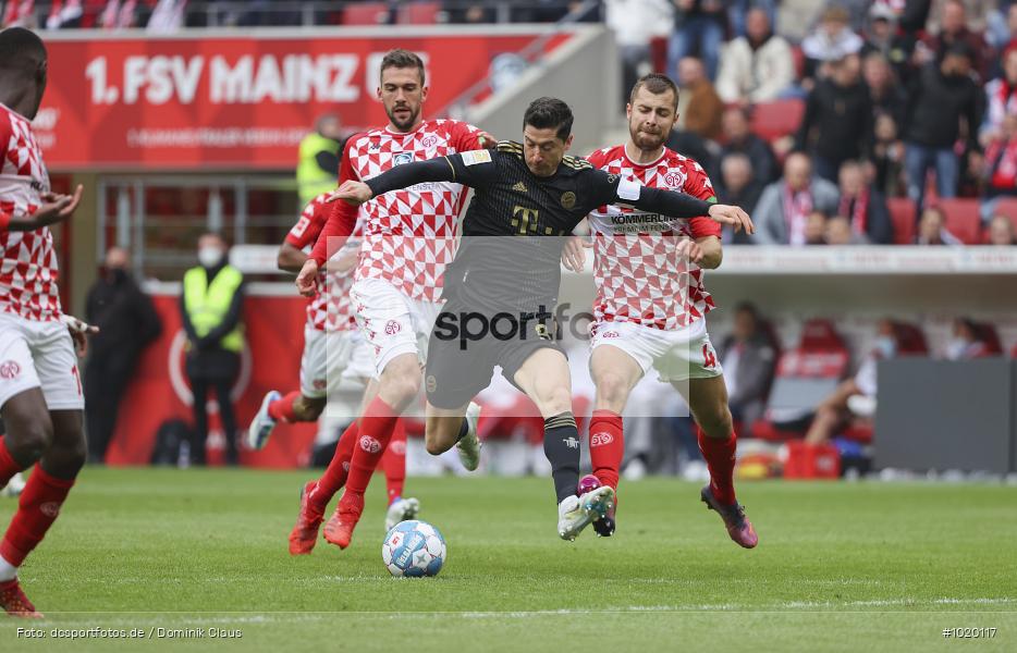 FC Bayern München, 1. FSV Mainz 05, Liga, Bundesliga, Voetball, Sport, Le Football, Germany, Futbol, Fotball, Fussball, Deutschland, DFL, DFB, Calcio, 2021/22, Saison 2021/2021 - Bild-ID: 1020117