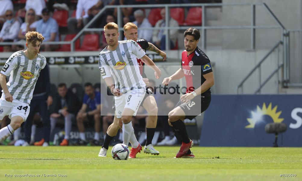 SV Waldhof Mannheim, SV Wehen Wiesbaden, Liga, 3. Liga, Voetball, Sport, Le Football, Germany, Futbol, Fotball, Fussball, Deutschland, DFL, DFB, Calcio, 2021/22, Saison 2021/2021 - Bild-ID: 1020599