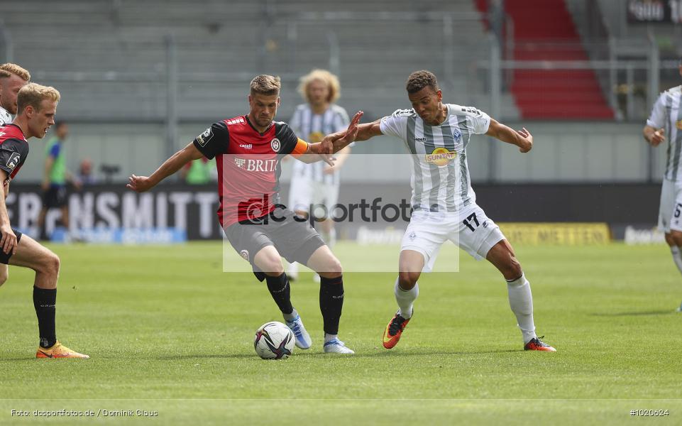 SV Waldhof Mannheim, SV Wehen Wiesbaden, Liga, 3. Liga, Voetball, Sport, Le Football, Germany, Futbol, Fotball, Fussball, Deutschland, DFL, DFB, Calcio, 2021/22, Saison 2021/2021 - Bild-ID: 1020624