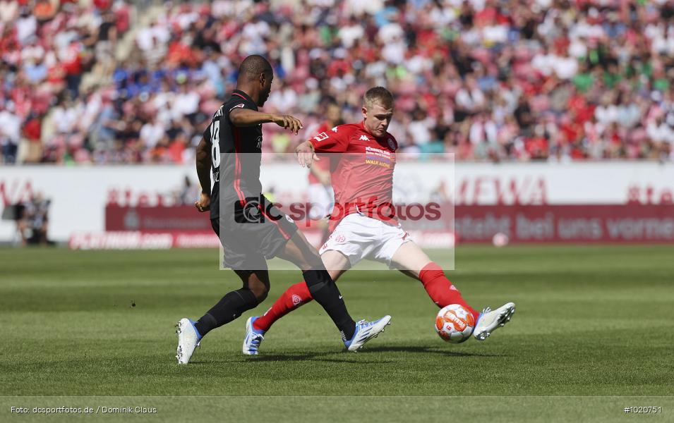Eintracht Frankfurt, 1. FSV Mainz 05, Liga, Bundesliga, Voetball, Sport, Le Football, Germany, Futbol, Fotball, Fussball, Deutschland, DFL, DFB, Calcio, 2021/22, Saison 2021/2021 - Bild-ID: 1020751