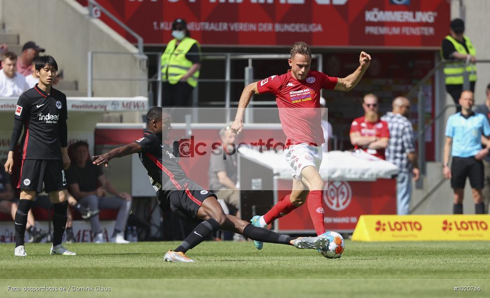 Eintracht Frankfurt, 1. FSV Mainz 05, Liga, Bundesliga, Voetball, Sport, Le Football, Germany, Futbol, Fotball, Fussball, Deutschland, DFL, DFB, Calcio, 2021/22, Saison 2021/2021 - Bild-ID: 1020766