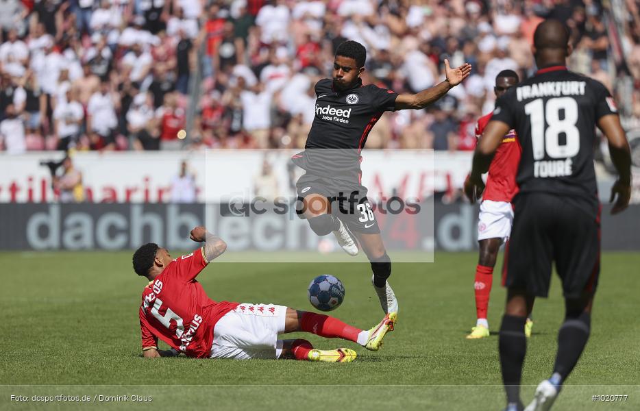 Eintracht Frankfurt, 1. FSV Mainz 05, Liga, Bundesliga, Voetball, Sport, Le Football, Germany, Futbol, Fotball, Fussball, Deutschland, DFL, DFB, Calcio, 2021/22, Saison 2021/2021 - Bild-ID: 1020777