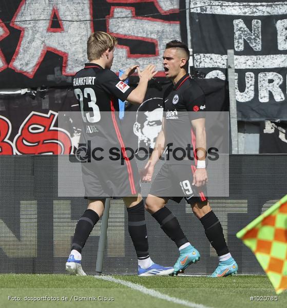 Eintracht Frankfurt, 1. FSV Mainz 05, Liga, Bundesliga, Voetball, Sport, Le Football, Germany, Futbol, Fotball, Fussball, Deutschland, DFL, DFB, Calcio, 2021/22, Saison 2021/2021 - Bild-ID: 1020785