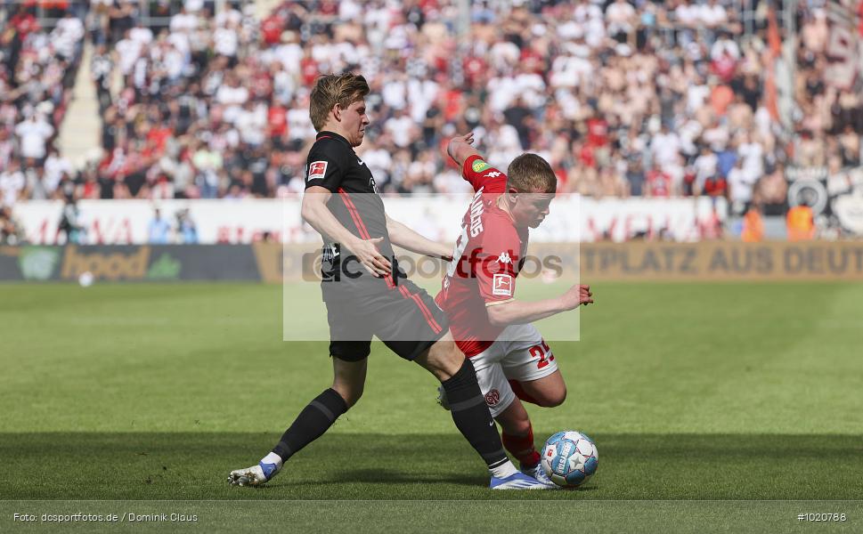 Eintracht Frankfurt, 1. FSV Mainz 05, Liga, Bundesliga, Voetball, Sport, Le Football, Germany, Futbol, Fotball, Fussball, Deutschland, DFL, DFB, Calcio, 2021/22, Saison 2021/2021 - Bild-ID: 1020788