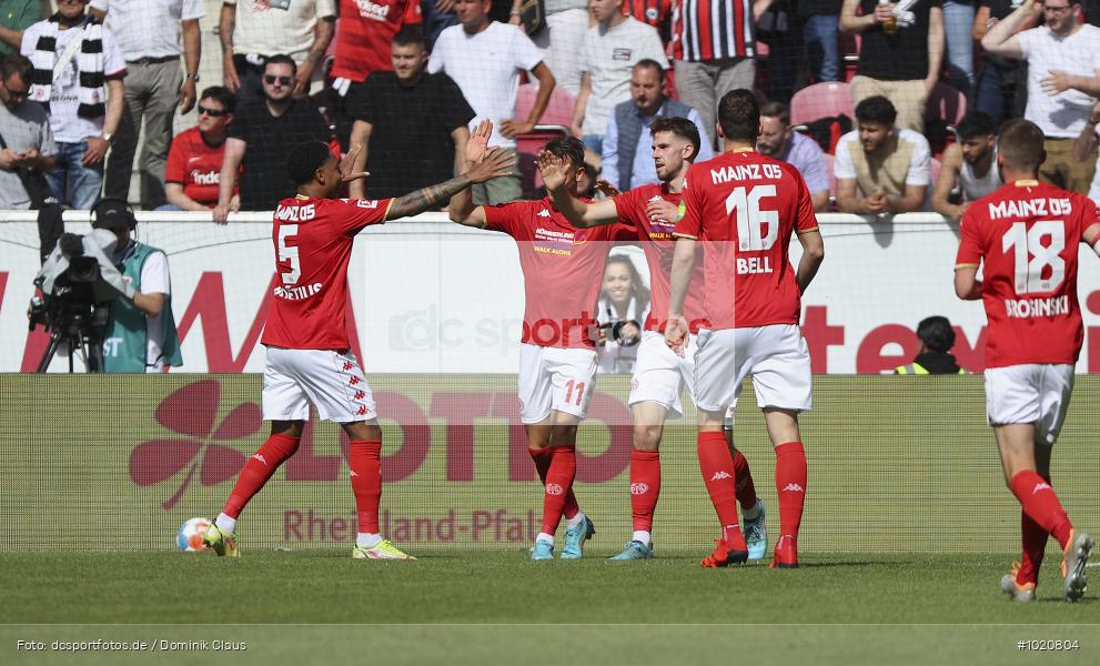 Eintracht Frankfurt, 1. FSV Mainz 05, Liga, Bundesliga, Voetball, Sport, Le Football, Germany, Futbol, Fotball, Fussball, Deutschland, DFL, DFB, Calcio, 2021/22, Saison 2021/2021 - Bild-ID: 1020804