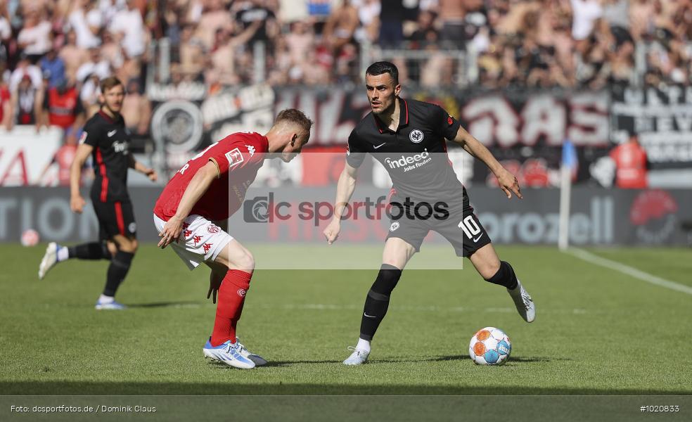 Eintracht Frankfurt, 1. FSV Mainz 05, Liga, Bundesliga, Voetball, Sport, Le Football, Germany, Futbol, Fotball, Fussball, Deutschland, DFL, DFB, Calcio, 2021/22, Saison 2021/2021 - Bild-ID: 1020833
