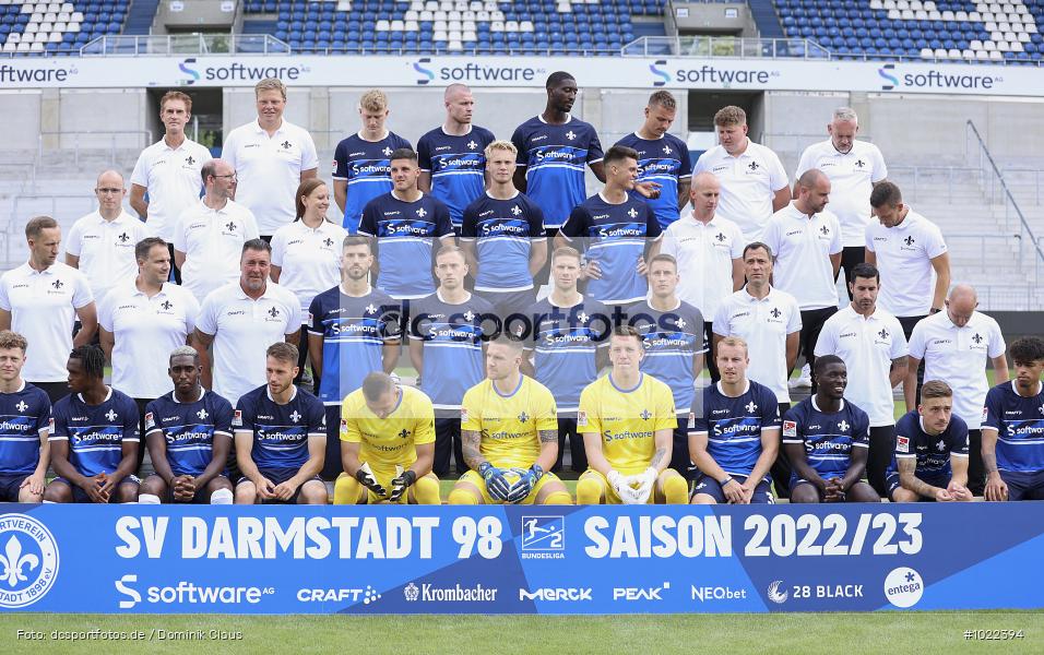 SV Darmstadt 98, 2. Liga, 2. Bundesliga, Voetball, Sport, Le Football, Germany, Futbol, Fussball, Fotball, Deutschland, 2022/23, Saison 2022/2023, GER, Fußball, Pressetermin, Präsentation, Vorstellung, Kader - Bild-ID: 1022394 SV Darmstadt 98, 2. Liga, 2. Bundesliga, Voetball, Sport, Le Football, Germany, Futbol, Fussball, Fotball, Deutschland, 2022/23, Saison 2022/2023, GER, Fußball, Pressetermin, Präsentation, Vorstellung, Kader - Bild-ID: 1022394