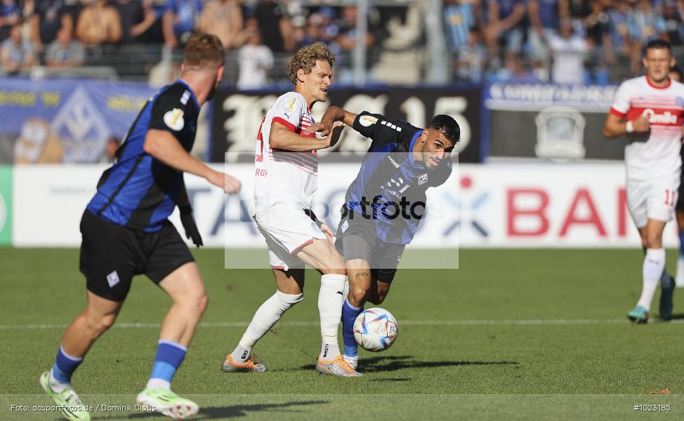 Holstein Kiel, SV Waldhof Mannheim, Pokal, DFB-Pokal, Voetball, Sport, Le Football, Germany, Futbol, Fotball, Fussball, Deutschland, DFL, DFB, Calcio, 2022/23, Saison 2022/2023 - Bild-ID: 1023185 Holstein Kiel, SV Waldhof Mannheim, Pokal, DFB-Pokal, Voetball, Sport, Le Football, Germany, Futbol, Fotball, Fussball, Deutschland, DFL, DFB, Calcio, 2022/23, Saison 2022/2023 - Bild-ID: 1023185