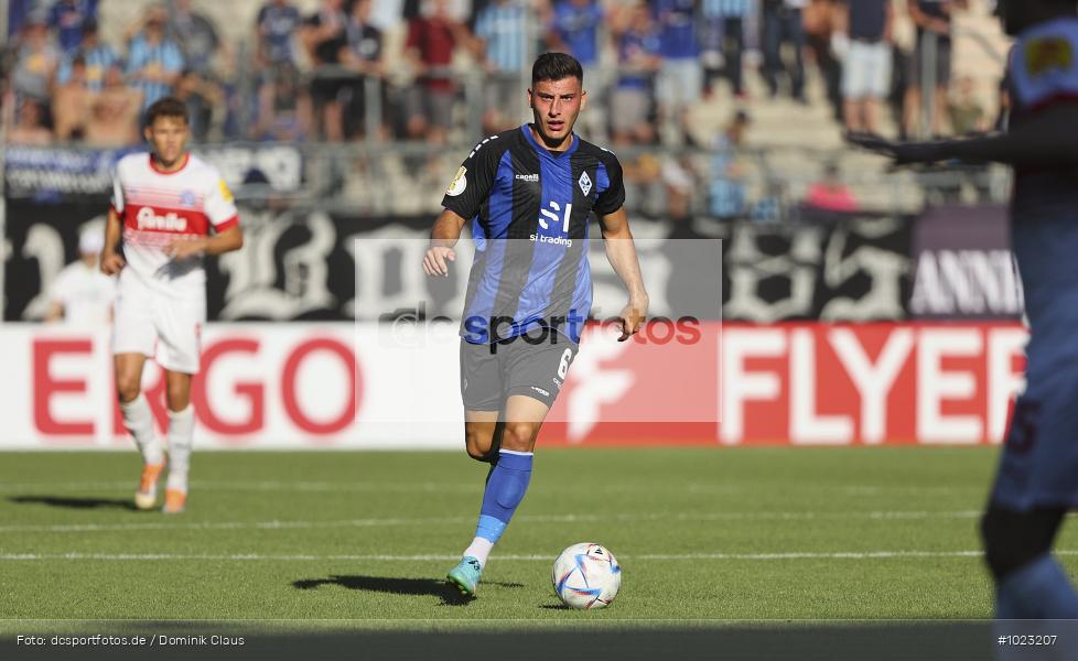 Holstein Kiel, SV Waldhof Mannheim, Pokal, DFB-Pokal, Voetball, Sport, Le Football, Germany, Futbol, Fotball, Fussball, Deutschland, DFL, DFB, Calcio, 2022/23, Saison 2022/2023 - Bild-ID: 1023207 Holstein Kiel, SV Waldhof Mannheim, Pokal, DFB-Pokal, Voetball, Sport, Le Football, Germany, Futbol, Fotball, Fussball, Deutschland, DFL, DFB, Calcio, 2022/23, Saison 2022/2023 - Bild-ID: 1023207