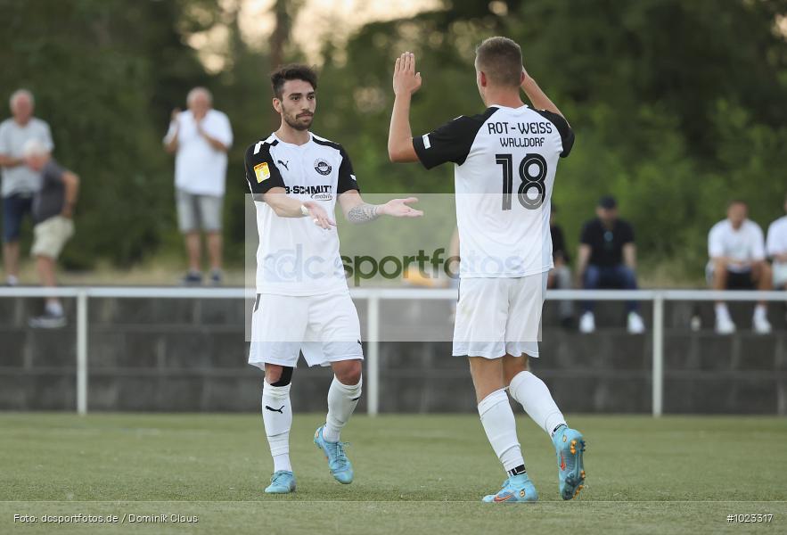 SV Unter-Flockenbach, SV Rot-Weiß Walldorf, Hessenliga, Voetball, Sport, Le Football, Germany, Futbol, Fotball, Fussball, Deutschland, DFL, DFB, Calcio, 2022/23, Saison 2022/2023 - Bild-ID: 1023317