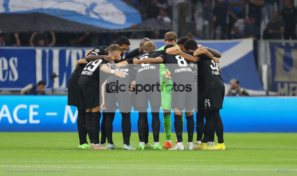 Eintracht Frankfurt, Olympique de Marseille, CL, Champions League, UEFA, Voetball, Sport, Le Football, Germany, Futbol, Fotball, Fussball, Deutschland, DFL, DFB, Calcio, 2022/23, Saison 2022/2023 - Bild-ID: 1025296 Eintracht Frankfurt, Olympique de Marseille, CL, Champions League, UEFA, Voetball, Sport, Le Football, Germany, Futbol, Fotball, Fussball, Deutschland, DFL, DFB, Calcio, 2022/23, Saison 2022/2023 - Bild-ID: 1025296