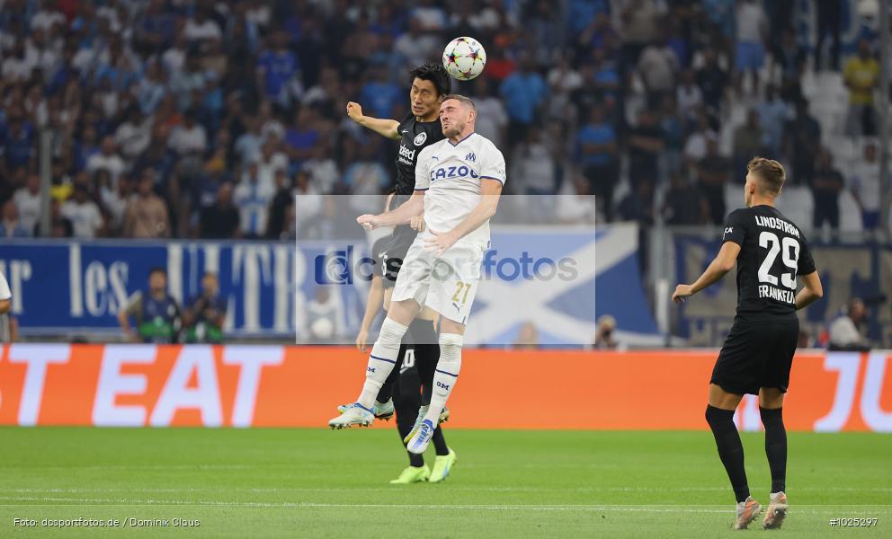 Eintracht Frankfurt, Olympique de Marseille, CL, Champions League, UEFA, Voetball, Sport, Le Football, Germany, Futbol, Fotball, Fussball, Deutschland, DFL, DFB, Calcio, 2022/23, Saison 2022/2023 - Bild-ID: 1025297 Eintracht Frankfurt, Olympique de Marseille, CL, Champions League, UEFA, Voetball, Sport, Le Football, Germany, Futbol, Fotball, Fussball, Deutschland, DFL, DFB, Calcio, 2022/23, Saison 2022/2023 - Bild-ID: 1025297