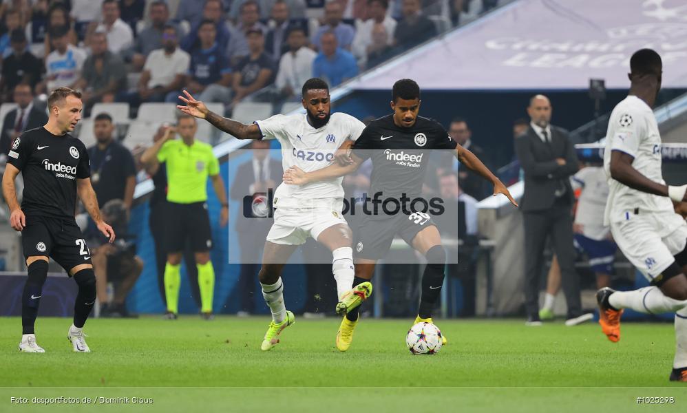 Eintracht Frankfurt, Olympique de Marseille, CL, Champions League, UEFA, Voetball, Sport, Le Football, Germany, Futbol, Fotball, Fussball, Deutschland, DFL, DFB, Calcio, 2022/23, Saison 2022/2023 - Bild-ID: 1025298 Eintracht Frankfurt, Olympique de Marseille, CL, Champions League, UEFA, Voetball, Sport, Le Football, Germany, Futbol, Fotball, Fussball, Deutschland, DFL, DFB, Calcio, 2022/23, Saison 2022/2023 - Bild-ID: 1025298