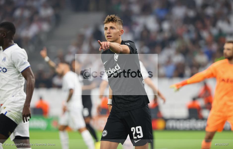 Eintracht Frankfurt, Olympique de Marseille, CL, Champions League, UEFA, Voetball, Sport, Le Football, Germany, Futbol, Fotball, Fussball, Deutschland, DFL, DFB, Calcio, 2022/23, Saison 2022/2023 - Bild-ID: 1025307 Eintracht Frankfurt, Olympique de Marseille, CL, Champions League, UEFA, Voetball, Sport, Le Football, Germany, Futbol, Fotball, Fussball, Deutschland, DFL, DFB, Calcio, 2022/23, Saison 2022/2023 - Bild-ID: 1025307