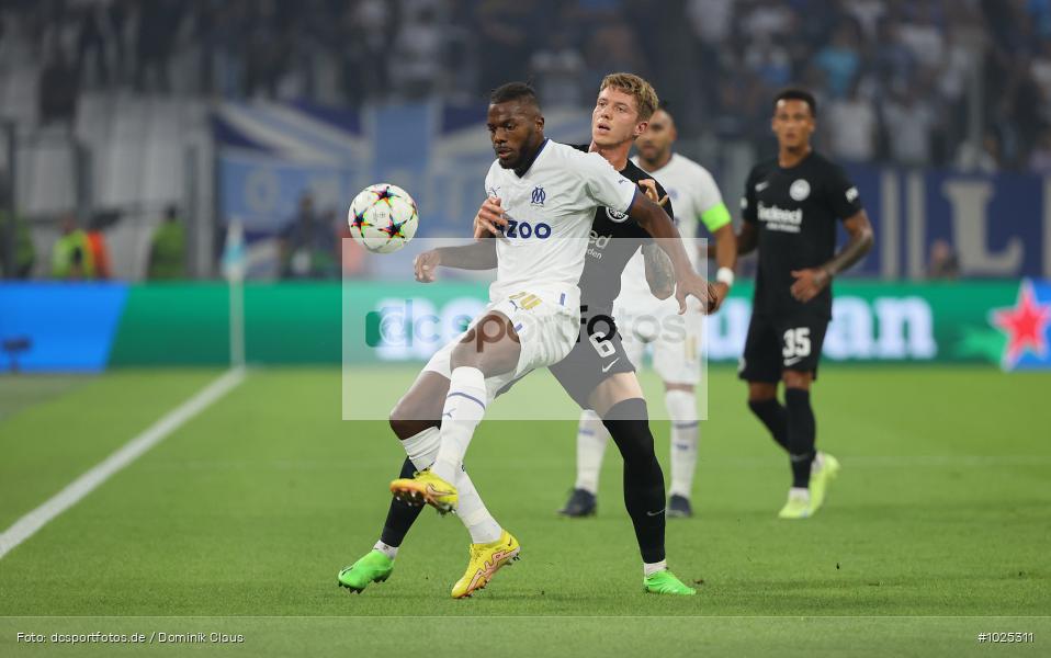 Eintracht Frankfurt, Olympique de Marseille, CL, Champions League, UEFA, Voetball, Sport, Le Football, Germany, Futbol, Fotball, Fussball, Deutschland, DFL, DFB, Calcio, 2022/23, Saison 2022/2023 - Bild-ID: 1025311 Eintracht Frankfurt, Olympique de Marseille, CL, Champions League, UEFA, Voetball, Sport, Le Football, Germany, Futbol, Fotball, Fussball, Deutschland, DFL, DFB, Calcio, 2022/23, Saison 2022/2023 - Bild-ID: 1025311