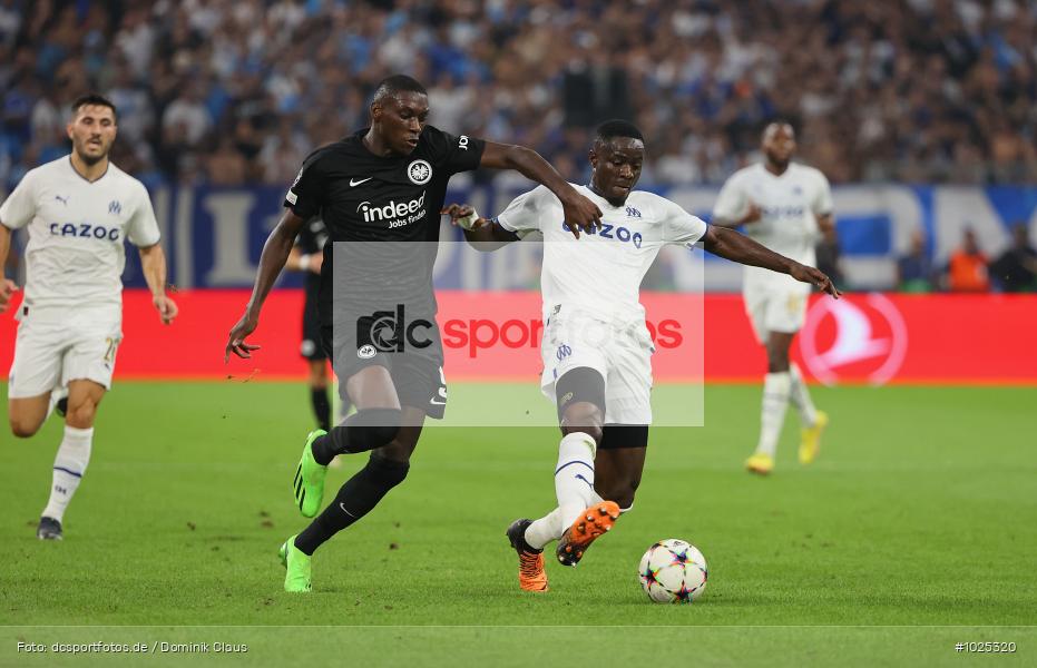 Eintracht Frankfurt, Olympique de Marseille, CL, Champions League, UEFA, Voetball, Sport, Le Football, Germany, Futbol, Fotball, Fussball, Deutschland, DFL, DFB, Calcio, 2022/23, Saison 2022/2023 - Bild-ID: 1025320 Eintracht Frankfurt, Olympique de Marseille, CL, Champions League, UEFA, Voetball, Sport, Le Football, Germany, Futbol, Fotball, Fussball, Deutschland, DFL, DFB, Calcio, 2022/23, Saison 2022/2023 - Bild-ID: 1025320