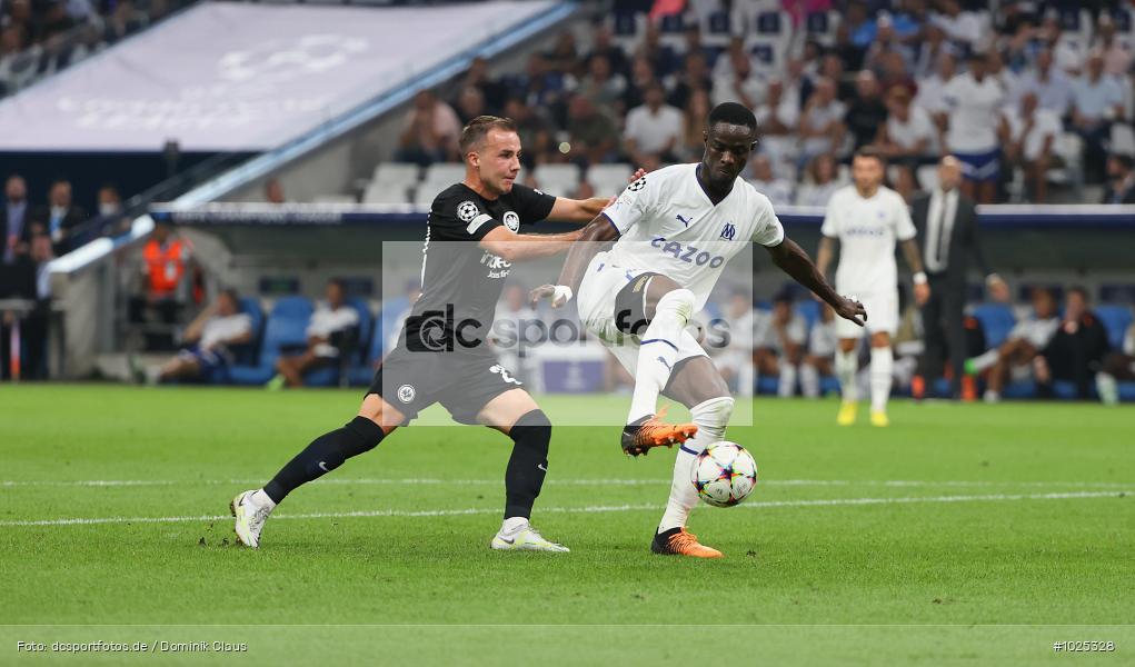 Eintracht Frankfurt, Olympique de Marseille, CL, Champions League, UEFA, Voetball, Sport, Le Football, Germany, Futbol, Fotball, Fussball, Deutschland, DFL, DFB, Calcio, 2022/23, Saison 2022/2023 - Bild-ID: 1025328 Eintracht Frankfurt, Olympique de Marseille, CL, Champions League, UEFA, Voetball, Sport, Le Football, Germany, Futbol, Fotball, Fussball, Deutschland, DFL, DFB, Calcio, 2022/23, Saison 2022/2023 - Bild-ID: 1025328