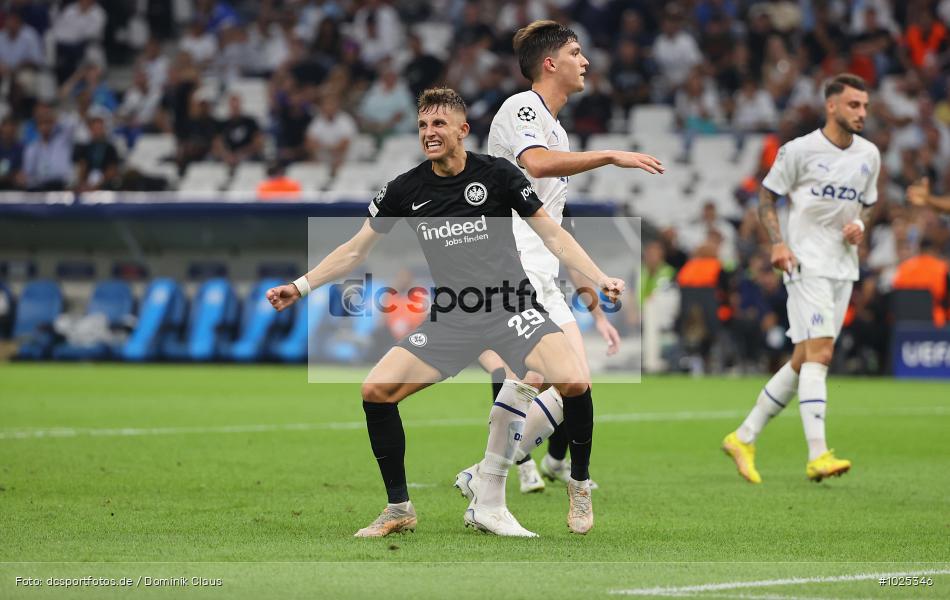 Eintracht Frankfurt, Olympique de Marseille, CL, Champions League, UEFA, Voetball, Sport, Le Football, Germany, Futbol, Fotball, Fussball, Deutschland, DFL, DFB, Calcio, 2022/23, Saison 2022/2023 - Bild-ID: 1025346