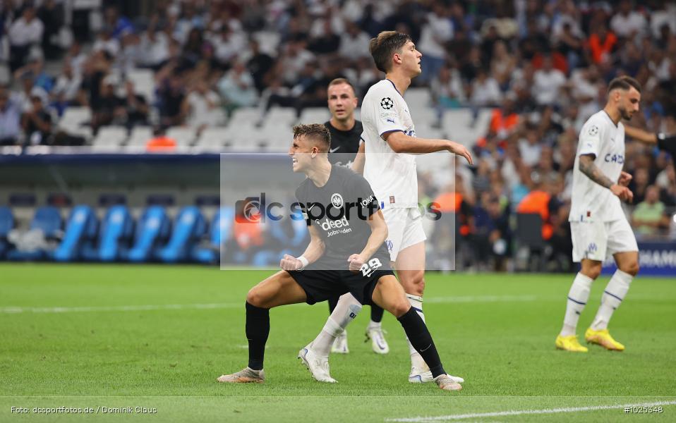 Eintracht Frankfurt, Olympique de Marseille, CL, Champions League, UEFA, Voetball, Sport, Le Football, Germany, Futbol, Fotball, Fussball, Deutschland, DFL, DFB, Calcio, 2022/23, Saison 2022/2023 - Bild-ID: 1025348 Eintracht Frankfurt, Olympique de Marseille, CL, Champions League, UEFA, Voetball, Sport, Le Football, Germany, Futbol, Fotball, Fussball, Deutschland, DFL, DFB, Calcio, 2022/23, Saison 2022/2023 - Bild-ID: 1025348