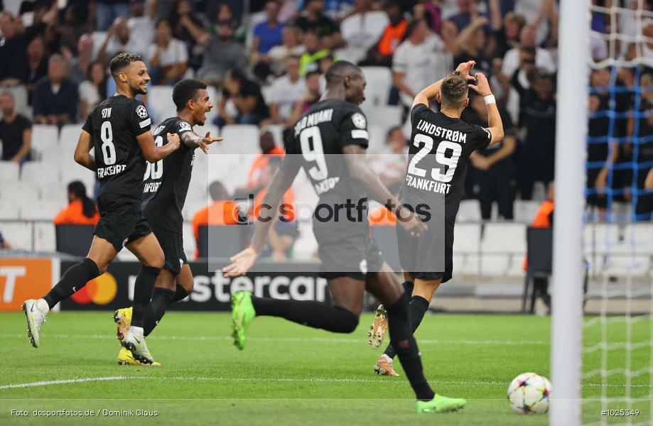 Eintracht Frankfurt, Olympique de Marseille, CL, Champions League, UEFA, Voetball, Sport, Le Football, Germany, Futbol, Fotball, Fussball, Deutschland, DFL, DFB, Calcio, 2022/23, Saison 2022/2023 - Bild-ID: 1025349 Eintracht Frankfurt, Olympique de Marseille, CL, Champions League, UEFA, Voetball, Sport, Le Football, Germany, Futbol, Fotball, Fussball, Deutschland, DFL, DFB, Calcio, 2022/23, Saison 2022/2023 - Bild-ID: 1025349