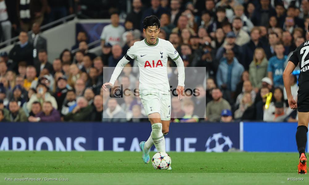 Tottenham Hotspur. Eintracht Frankfurt, CL, Champions League, UEFA, Voetball, Sport, Le Football, Germany, Futbol, Fotball, Fussball, Deutschland, DFL, DFB, Calcio, 2022/23, Saison 2022/2023 - Bild-ID: 1026199 Tottenham Hotspur. Eintracht Frankfurt, CL, Champions League, UEFA, Voetball, Sport, Le Football, Germany, Futbol, Fotball, Fussball, Deutschland, DFL, DFB, Calcio, 2022/23, Saison 2022/2023 - Bild-ID: 1026199