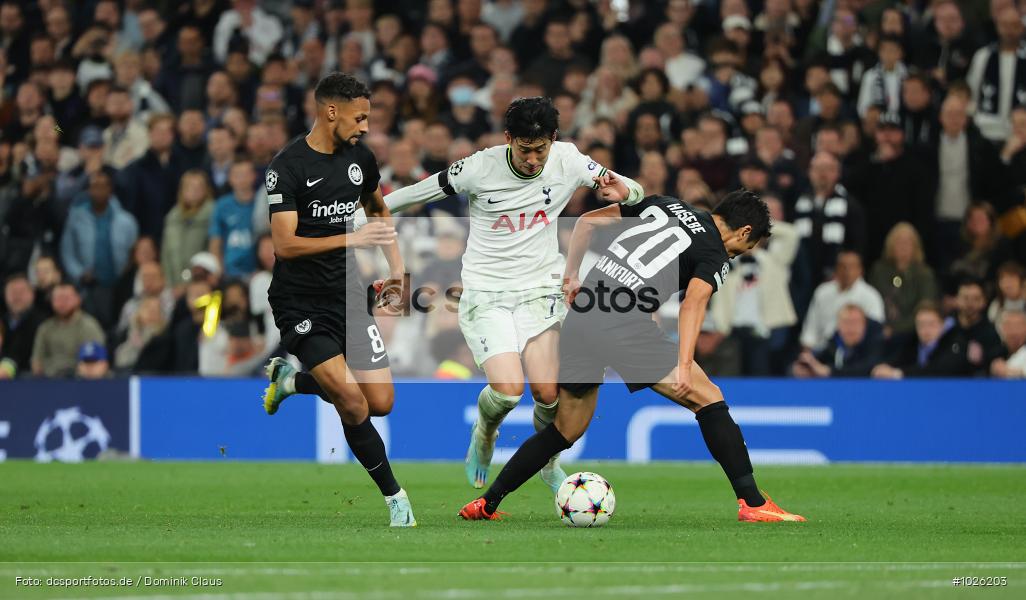 Tottenham Hotspur. Eintracht Frankfurt, CL, Champions League, UEFA, Voetball, Sport, Le Football, Germany, Futbol, Fotball, Fussball, Deutschland, DFL, DFB, Calcio, 2022/23, Saison 2022/2023 - Bild-ID: 1026203 Tottenham Hotspur. Eintracht Frankfurt, CL, Champions League, UEFA, Voetball, Sport, Le Football, Germany, Futbol, Fotball, Fussball, Deutschland, DFL, DFB, Calcio, 2022/23, Saison 2022/2023 - Bild-ID: 1026203
