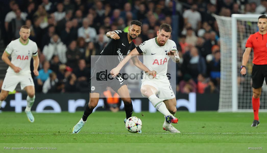 Tottenham Hotspur. Eintracht Frankfurt, CL, Champions League, UEFA, Voetball, Sport, Le Football, Germany, Futbol, Fotball, Fussball, Deutschland, DFL, DFB, Calcio, 2022/23, Saison 2022/2023 - Bild-ID: 1026205 Tottenham Hotspur. Eintracht Frankfurt, CL, Champions League, UEFA, Voetball, Sport, Le Football, Germany, Futbol, Fotball, Fussball, Deutschland, DFL, DFB, Calcio, 2022/23, Saison 2022/2023 - Bild-ID: 1026205
