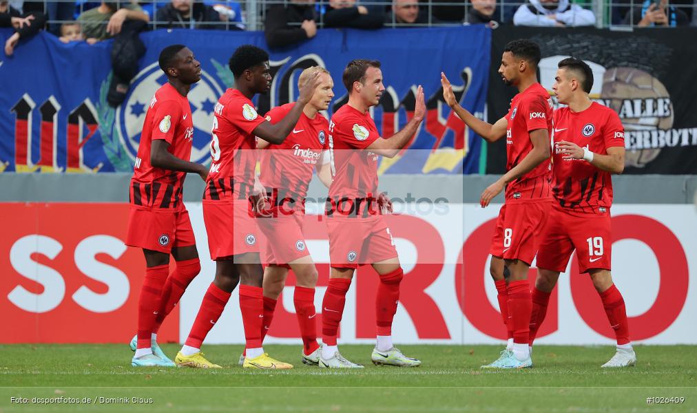 Eintracht Frankfurt, SV Stuttgarter Kickers, Pokal, DFB-Pokal, Voetball, Sport, Le Football, Germany, Futbol, Fotball, Fussball, Deutschland, DFL, DFB, Calcio, 2022/23, Saison 2022/2023 - Bild-ID: 1026409