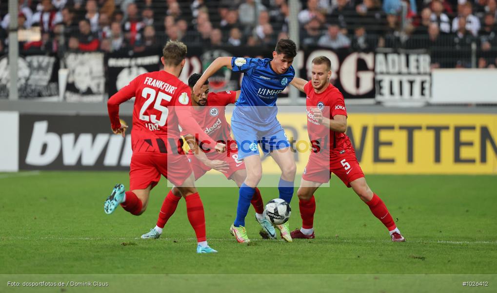 Eintracht Frankfurt, SV Stuttgarter Kickers, Pokal, DFB-Pokal, Voetball, Sport, Le Football, Germany, Futbol, Fotball, Fussball, Deutschland, DFL, DFB, Calcio, 2022/23, Saison 2022/2023 - Bild-ID: 1026412 Eintracht Frankfurt, SV Stuttgarter Kickers, Pokal, DFB-Pokal, Voetball, Sport, Le Football, Germany, Futbol, Fotball, Fussball, Deutschland, DFL, DFB, Calcio, 2022/23, Saison 2022/2023 - Bild-ID: 1026412