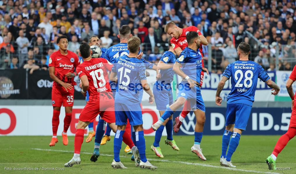 Eintracht Frankfurt, SV Stuttgarter Kickers, Pokal, DFB-Pokal, Voetball, Sport, Le Football, Germany, Futbol, Fotball, Fussball, Deutschland, DFL, DFB, Calcio, 2022/23, Saison 2022/2023 - Bild-ID: 1026419