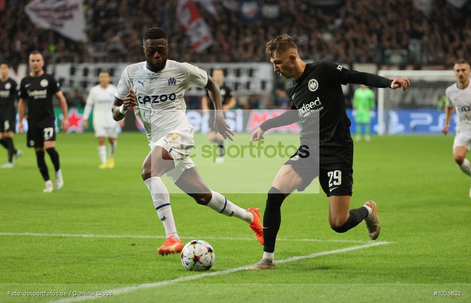 Olympique de Marseille, Eintracht Frankfurt, CL, Champions League, UEFA, Voetball, Sport, Le Football, Germany, Futbol, Fotball, Fussball, Deutschland, DFL, DFB, Calcio, 2022/23, Saison 2022/2023 - Bild-ID: 1026832 Olympique de Marseille, Eintracht Frankfurt, CL, Champions League, UEFA, Voetball, Sport, Le Football, Germany, Futbol, Fotball, Fussball, Deutschland, DFL, DFB, Calcio, 2022/23, Saison 2022/2023 - Bild-ID: 1026832