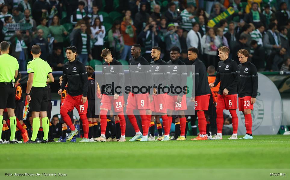Sporting Lissabon, Sporting CP, Eintracht Frankfurt, CL, Champions League, UEFA, Voetball, Sport, Le Football, Germany, Futbol, Fotball, Fussball, Deutschland, DFL, DFB, Calcio, 2022/23, Saison 2022/2023 - Bild-ID: 1027183